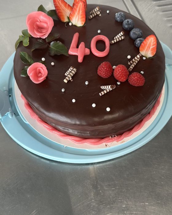 Schokoladentorte zum 40. Geburtstag